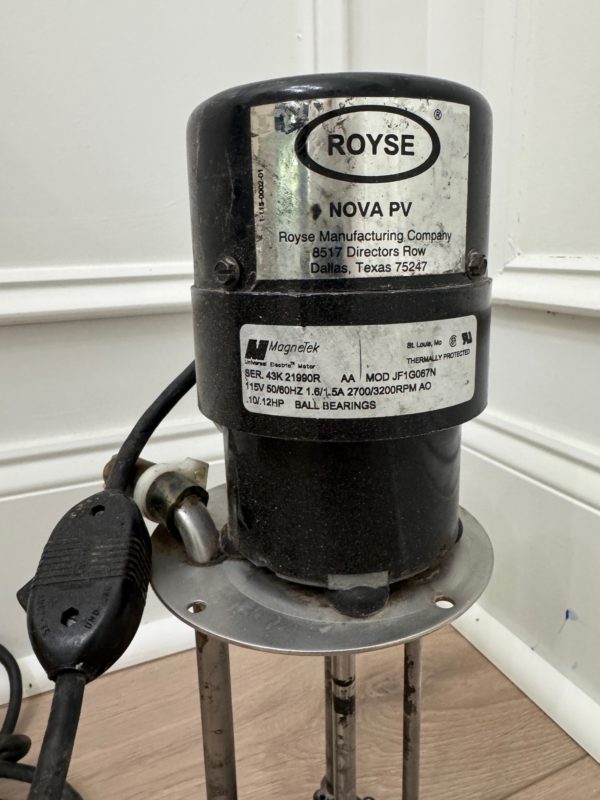 NEW AND USED ROYSE WATER RECIRCULATION PUMPS FOR 2 AND 4 COLOR HALM JET PRESSES - Image 3