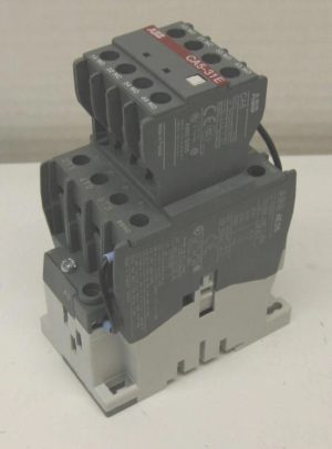 BRAND NEW HALM SUPER JET XL PLUS Contactor, 24 VDC Coil, w/ CA5-31E Auxiliary Contact BlockABB AE26-30