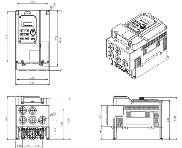 BRAND NEW 5HP TECO AC DRIVE FOR HALM SUPER JET XL PLUS AND HALM JET XL PLUS - Image 3